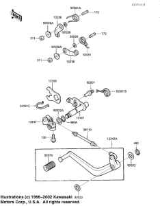 ZX900 Переключатель передач