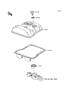  Крышка головки цилиндров