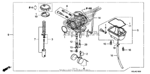CRF80F Карбюратор
