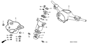 C90 Handle / top bridge