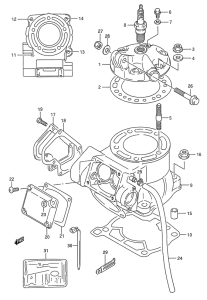 RMX250 Цилиндр