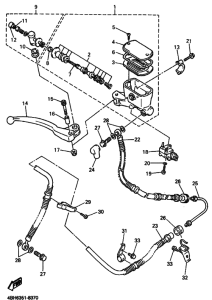 GTS1000A Передний тормозной цилиндр
