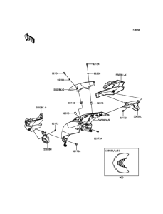 ZR1000 Обтекатель (верхний)