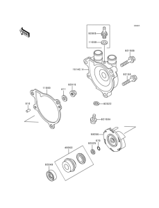 KL650 Водяной насос