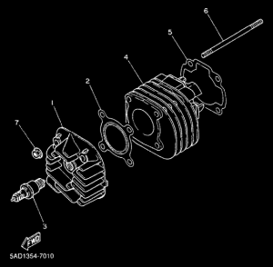 YN50 Cilindro. culata