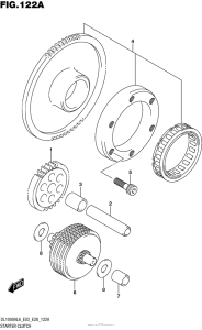 DL1000 (ABS) Муфта стартера