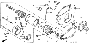 CD250 Стартерный мотор