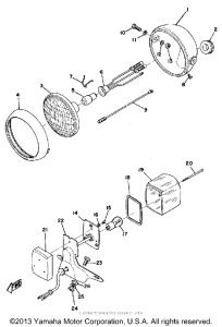 JT1L Head lamp & tail lamp