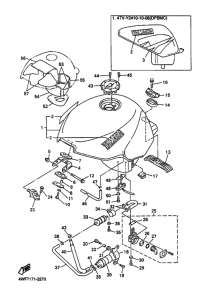 YZF600R YZF600RP Tank fuel