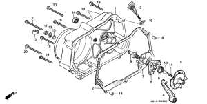 C90 Крышка картера правая