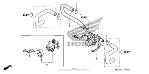 GL1800 (ABS) Клапан нагнетание воздуха