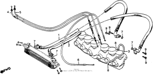 CBX Oil hose + cable