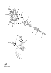 WR450FV Водяной насос