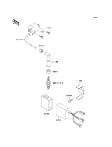KLX250 Система зажигания