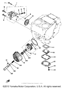XS400SH Масляный насос