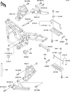 ZR550 Короб для АКБ