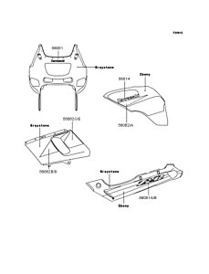 ZX400 Наклейки