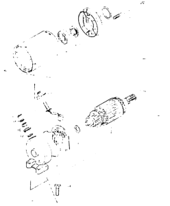 GSX1000 Стартерный мотор
