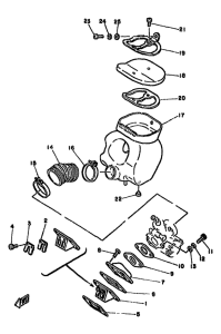 YZ50H Впускная система