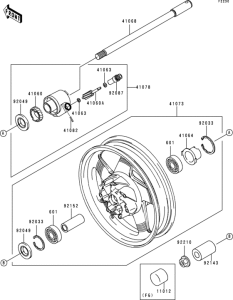  Переднее колесо