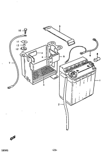 GS850 Аккумулятор