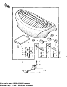 KZ400 Пружина