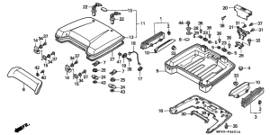 GL1500SE Кофр задний