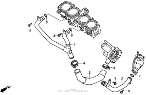  Патрубки охлаждения