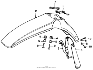 CT125 Переднее крыло