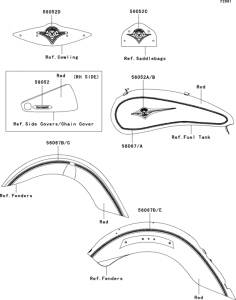 VN2000 Decals(red)(f6f)