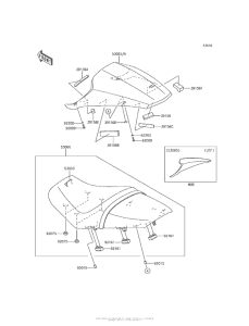 ZX1400 Сиденье