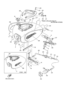 XVS1100 Топливный бак
