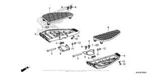 NC700J (DCT) Подножки