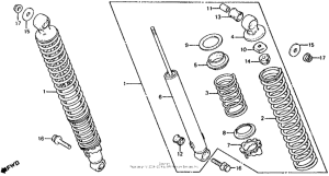 XL100S Shock absorber 79-80