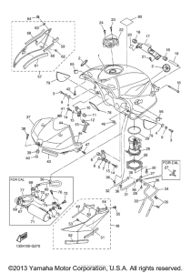 YZF-R6 Топливный бак