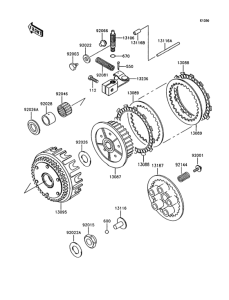 Z750 Сцепление
