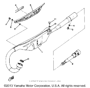 TY80B Выхлопная система