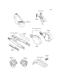 KX500 Наклейки