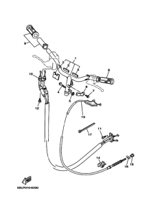 CV50A ｽﾃｱﾘﾝｸﾞﾊﾝﾄﾞﾙ & ｹｰﾌﾞﾙ