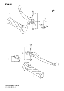 SV1000 Рулевой рычаг