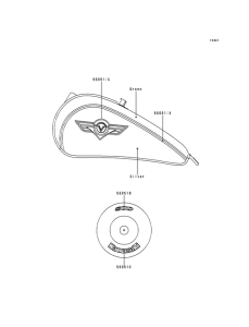 VN800 Наклейки