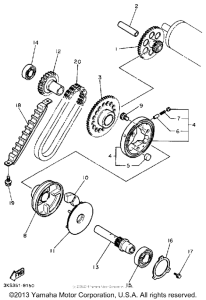 FZR1000BC Стартер
