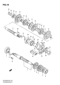 GZ125 Трансмиссия
