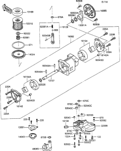 ZX1100 Oil pump(1 / 2)