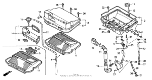 GL1500SE Воздушный фильтр