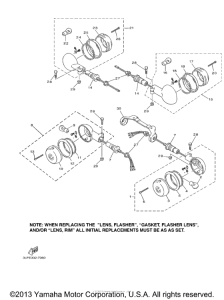 XV1100H Поворотники