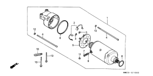 CMX450 Стартерный мотор