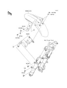 EX250 Переднее крыло