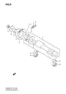 GS500 Балансирный вал
