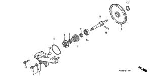 VT125 Водяная помпа
